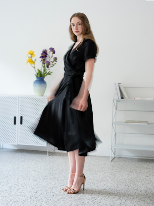 Šaty zavinovací silk