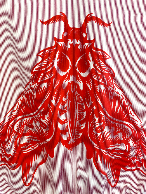 Šaty proužek můry