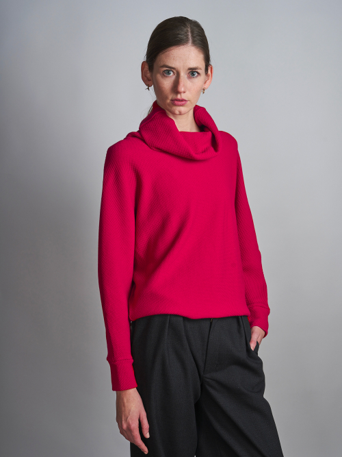 Mikina 3D magenta