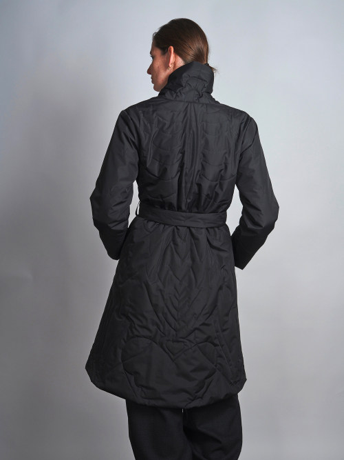 Kabát prošívaný černý